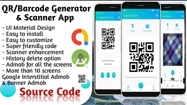 How to Create QR Code & Barcode scanner reader App