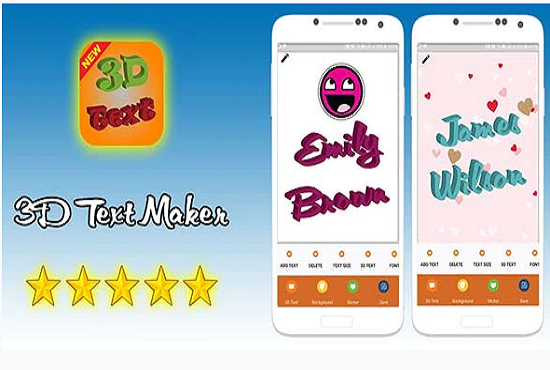 How to Make 3D Text Maker - 3D Text On Pictures Android