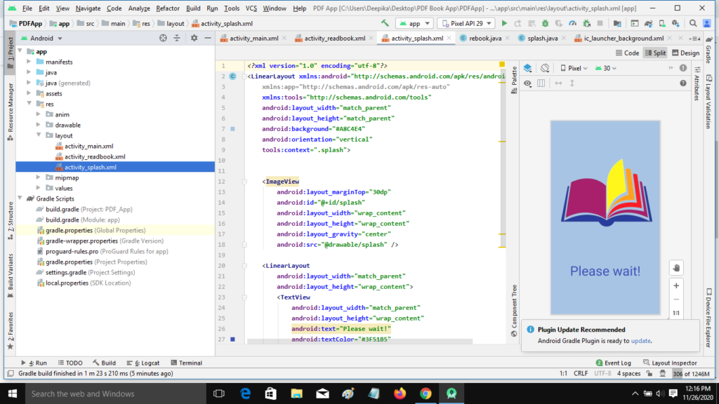 How to display PDF in android studio | PDF Viewer in android app
