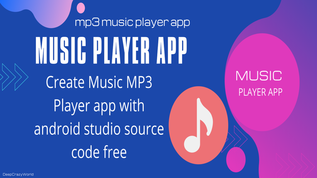 Music Player MP3 app with android studio source code free