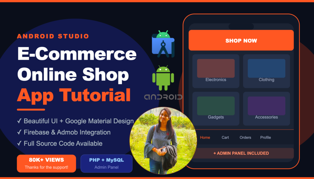 How to Create an E-Commerce Online Shopping App with Admin Panel in Android Studio
