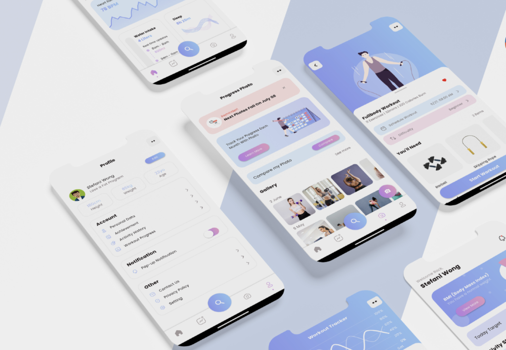 Fitness workout app built using Flutter and Dart