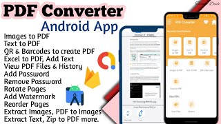 How to Create Advance PDF Tool App Source code free (updated)
