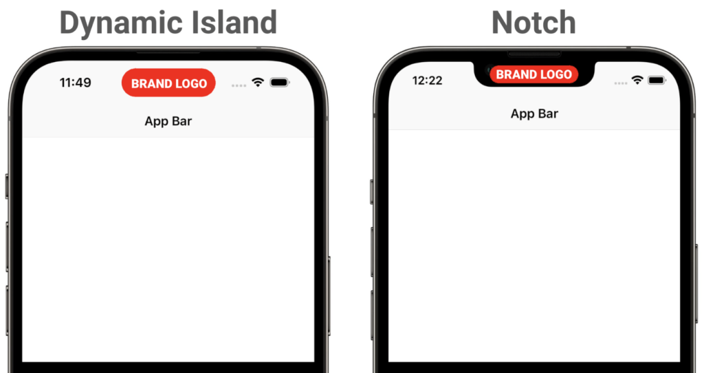 Flutter Package for iPhone's notch or Dynamic Island hidden logo