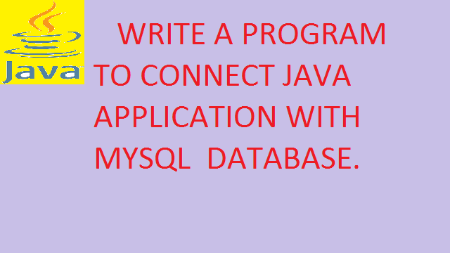How to Connect to MySQL database in Java programming