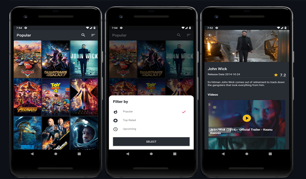 How to create Simple movie app with Source code