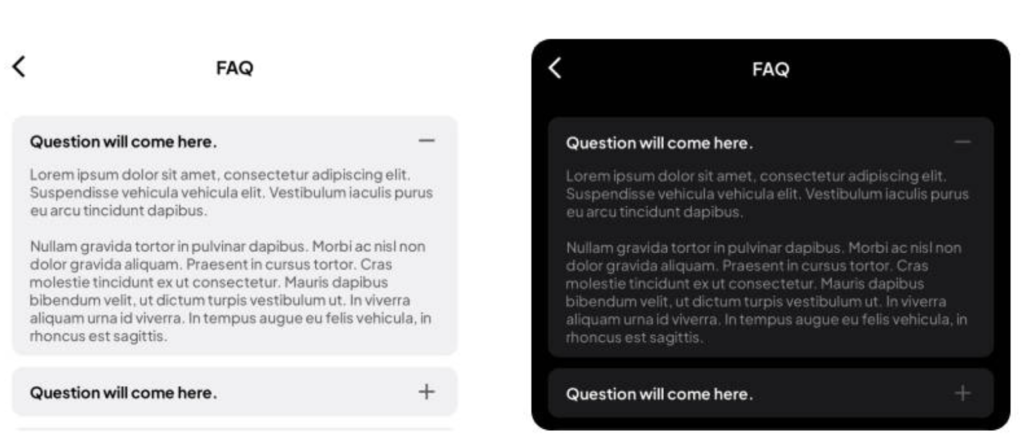 Prepare your animated faq list easily with flutter