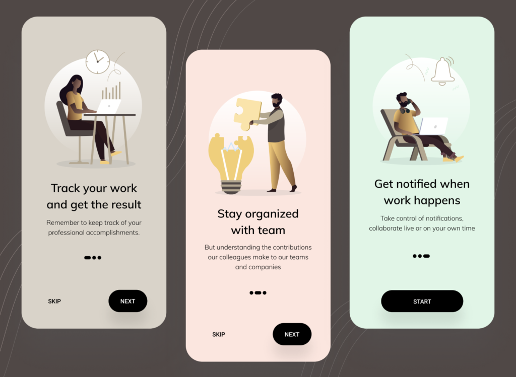 Onboarding Screen UI using flutter with source code