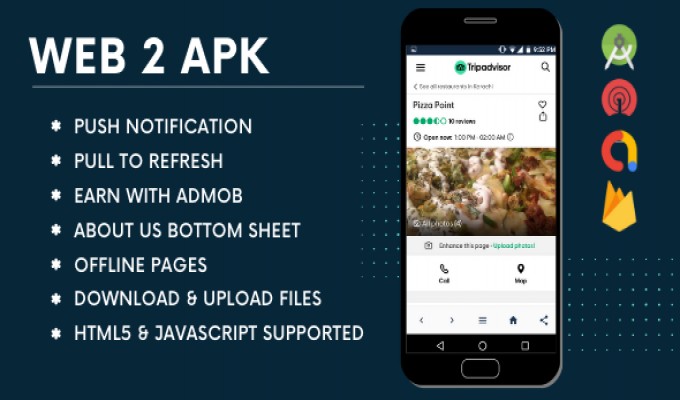 Convert Website to Professional Android App source code download