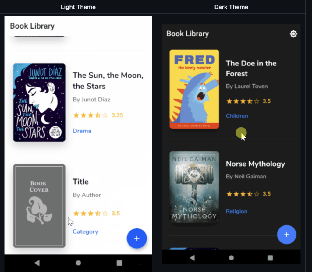 A Book library App with Flutter source code