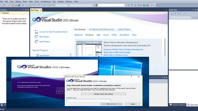 Microsoft Visual Studio 2010 Ultimate Master Product Key Free!