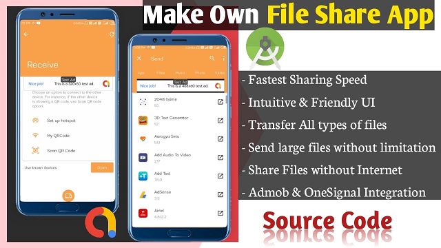 How to Make ShareIt Clone App  | Ultimate Transfer & Share Files