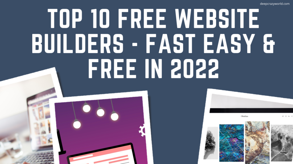 Top 10 Free Website Builders - Fast Easy & Free