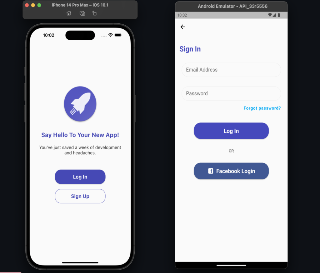 Flutter Login Screen with Firebase Auth and Facebook Login Auth