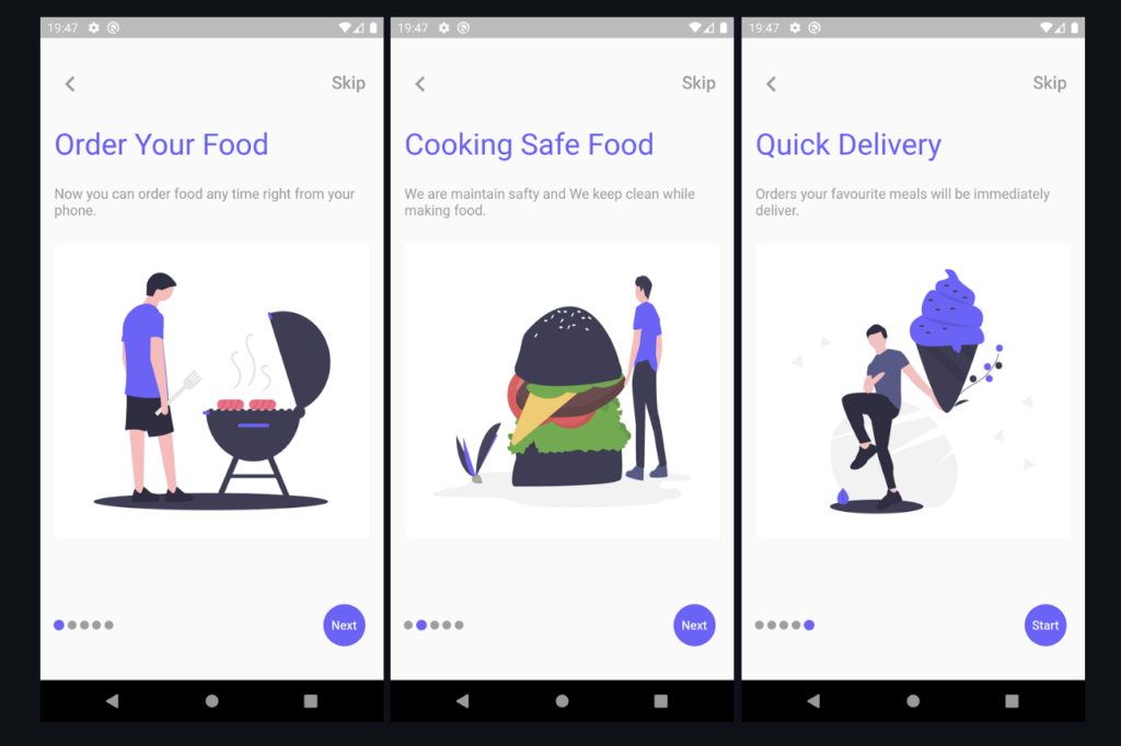 Flutter Onboarding Screen Onboard package for Flutter project