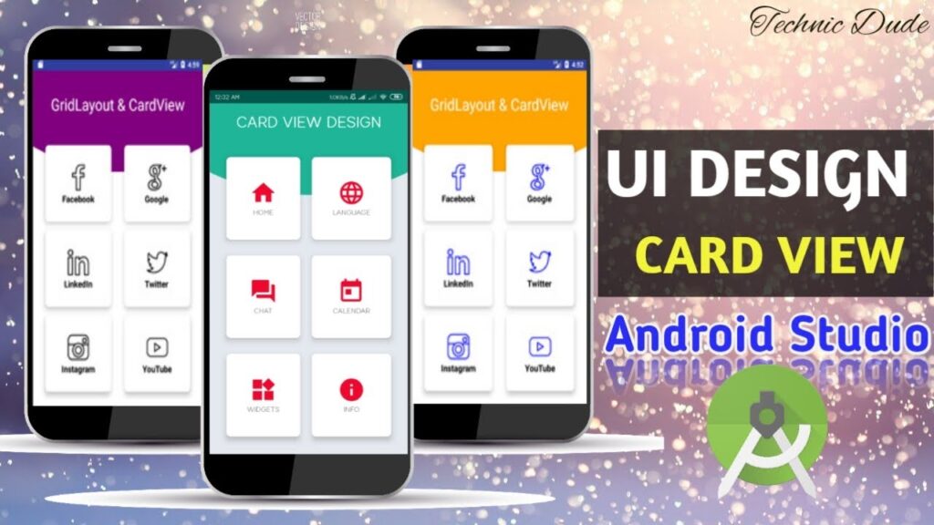 How to Create Grid Layout and Card View Layout in Android Studio