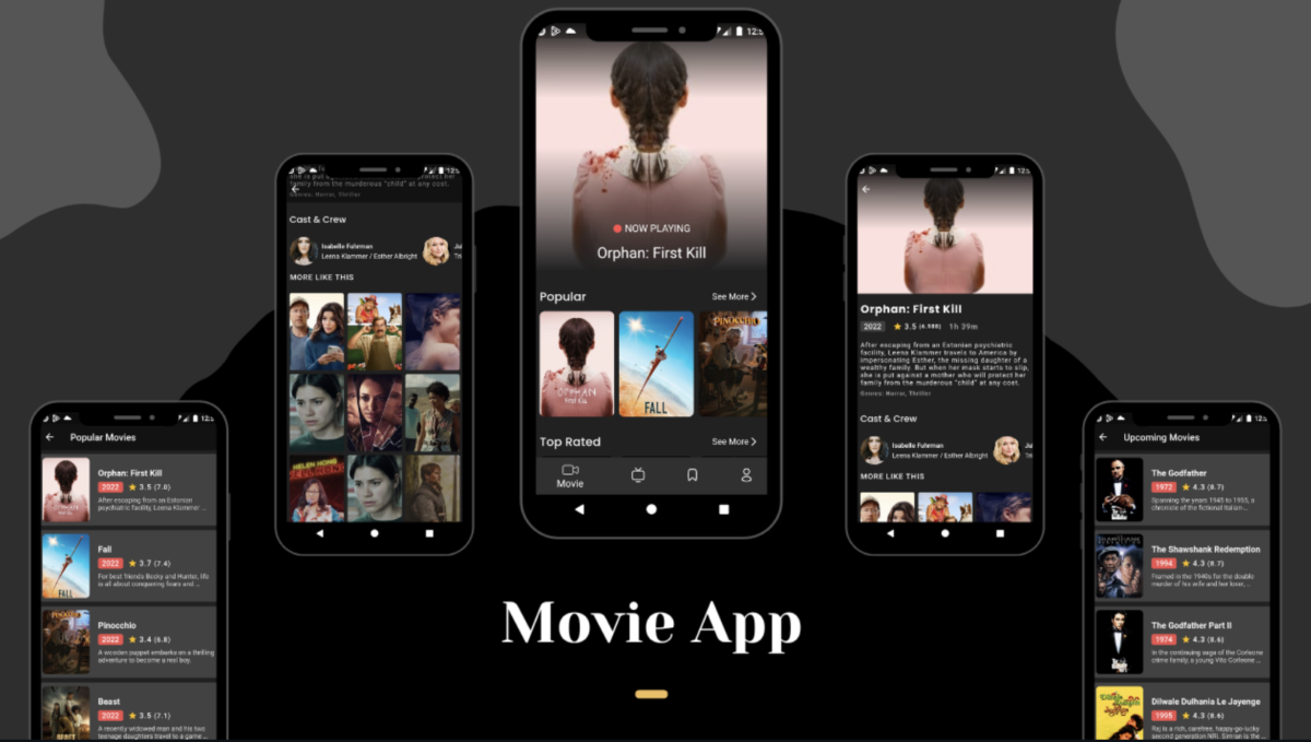 Simple Movie App using flutter and sqflite source code